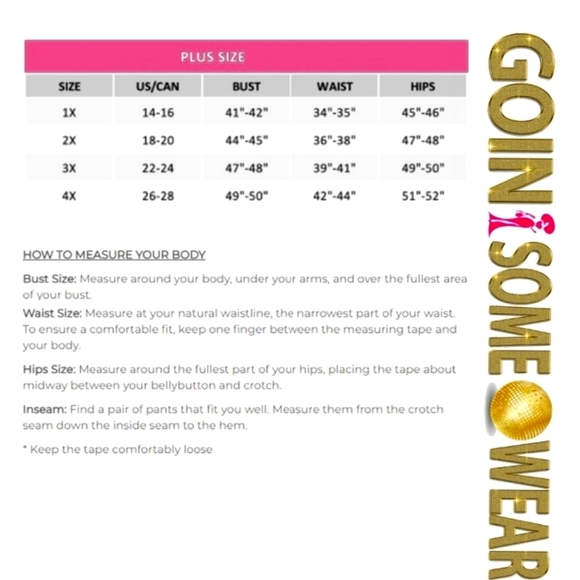 GSW Women's Black with Red Trim Plus Size 1X 2X Bootcut Pants NWT - Picture 2 of 9